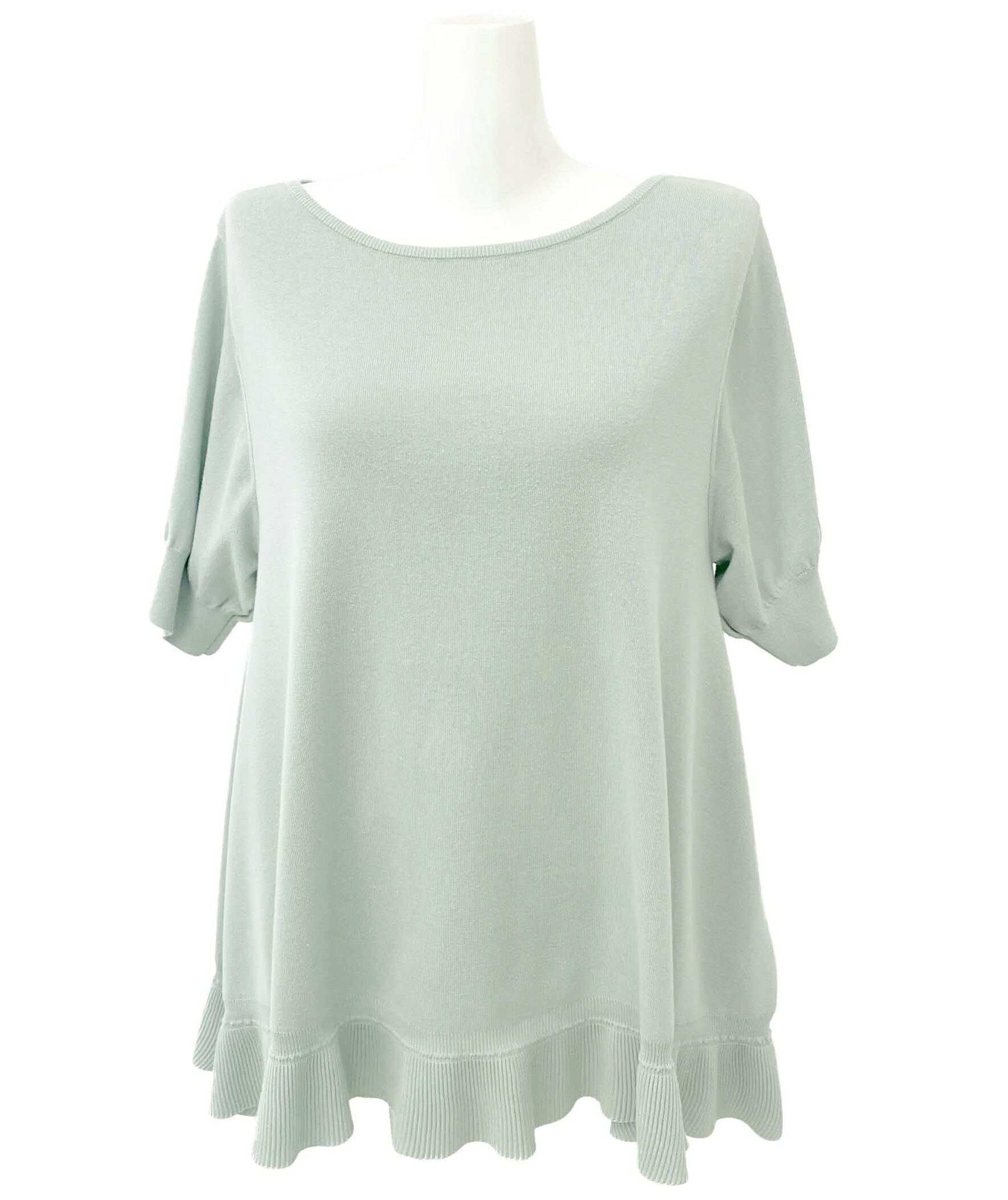 FOXEY BOUTIQUE ニットトップ ペタル 44636 ミント 42 '24年 A2【中古】|セレブbyエンデバー