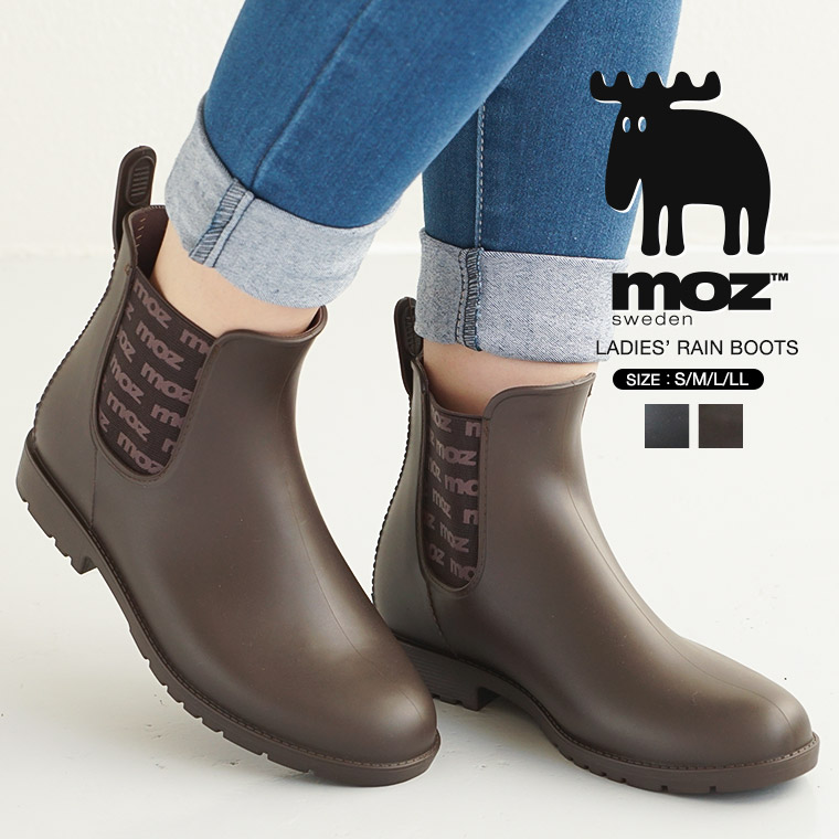 楽天市場 送料無料 Moz レインブーツ レディース ショート サイドゴア 長靴 レディース おしゃれ シンプル 女性用 雨靴 大人 かわいい 履きやすい 歩きやすい 痛くない 防滑 ローヒール ショートブーツ 防水 雨 雪 ジュニア 女の子 ブラック 黒 ブラウン 8507 Celeble