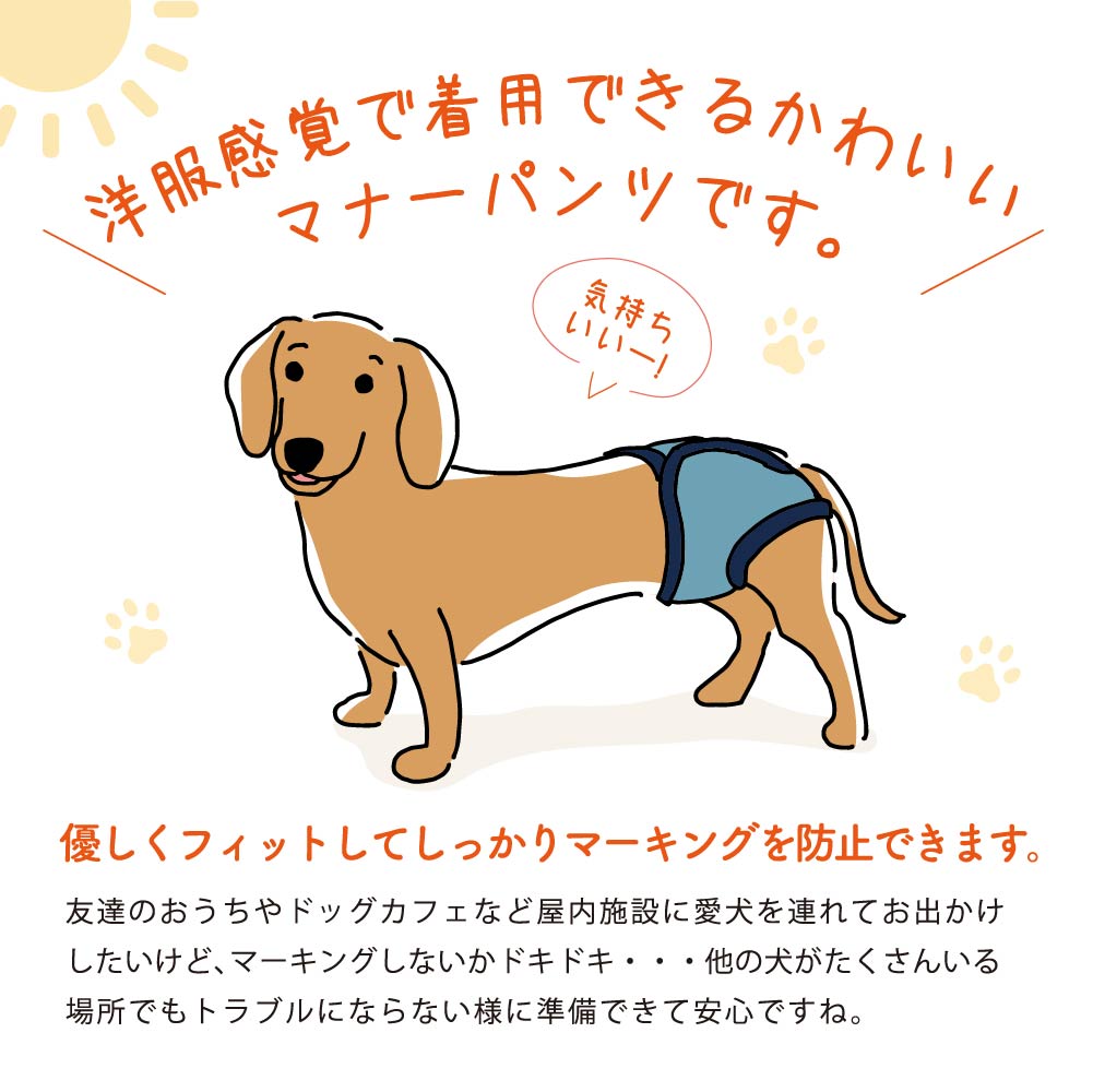 犬用 マナーパンツ サニタリーパンツ ドッグウェア シンプル おしっこ ウエア 女の子 トイレ しつけ オムツカバー オシッコ失敗