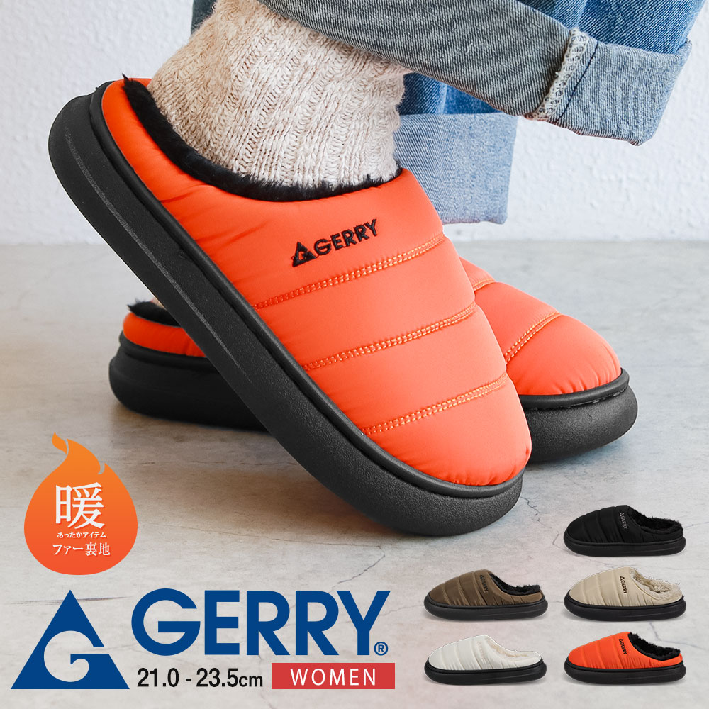 楽天市場】gerry サボ サンダル 冬 レディース ボア ムートン 軽量