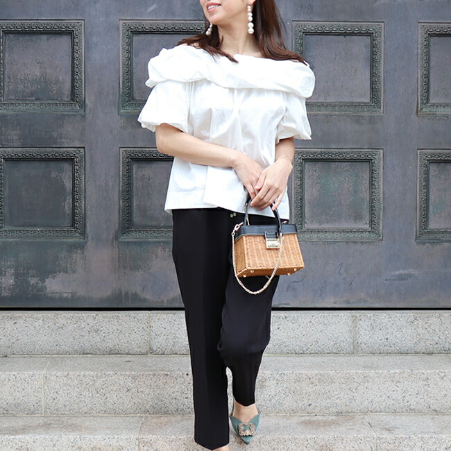 楽天市場】ダブルカラー オフショル ブラウス 7分袖 レディース きれい