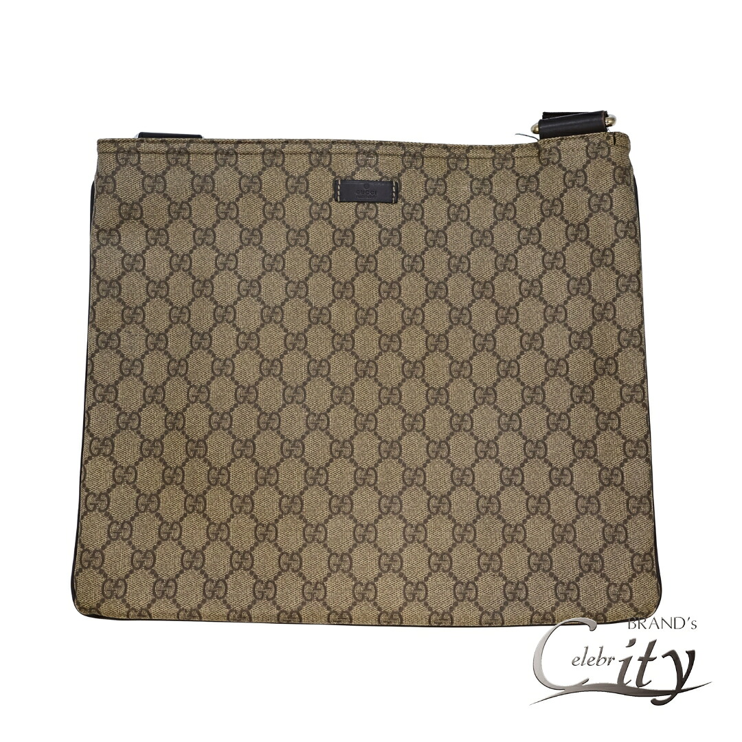 【SALE限定価格】GUCCI【グッチ】ショルダーバッグブラウンGGスプリーム【USED】|セレブリティブランド店