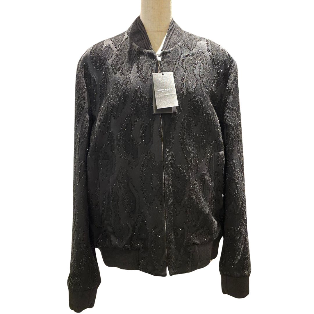楽天市場】SAINT LAURENT PARIS 2019SS Beaded Teddy Jacket