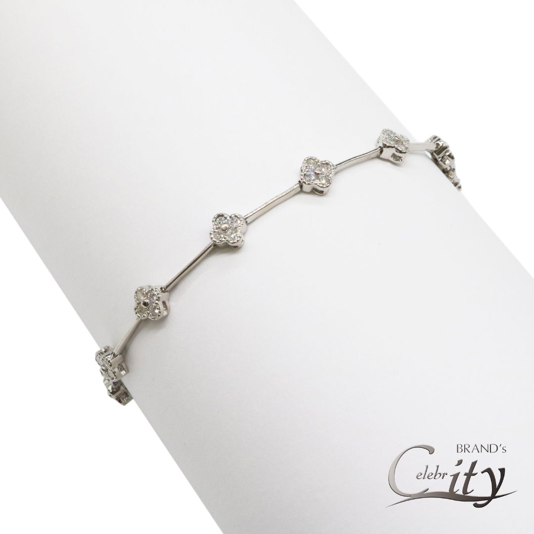 楽天市場】K18WGピンクダイヤモンドブレスレット 0.12ct 0.12ct