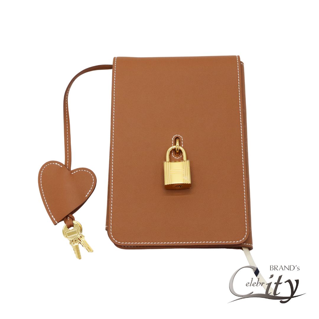 HERMES【エルメス】カルネ・シークレットヴォースイフト/地絹ゴールド/ゴールド金具ユニ一発やる【NEW】