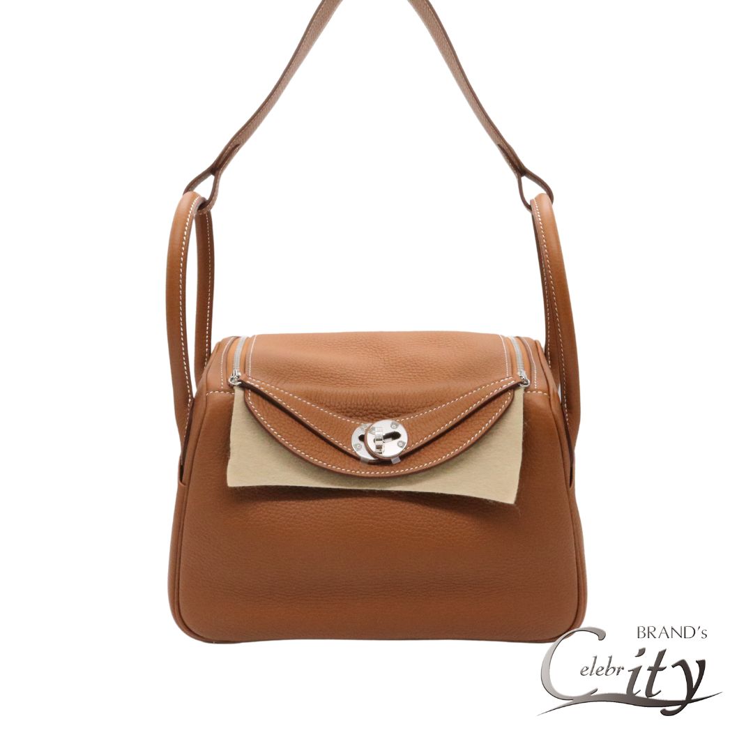【SALE限定価格】HERMES【エルメス】リンディ 26ゴールド/シルバー金具トリヨンクレマンスW刻印【NEW】|セレブリティブランド店
