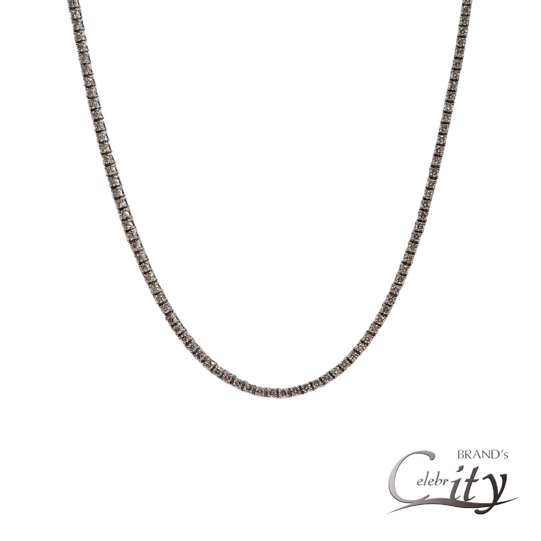 PT850/900 D3.00ct ダイヤモンド テニスネックレス 【NEW】