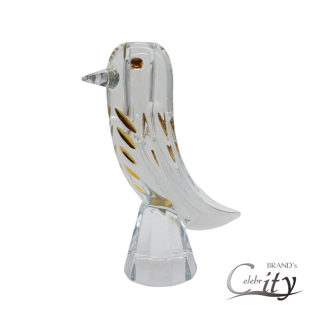 バカラ　ファウナクリストポリスバード　ブルー　置物 楽天市場】バカラ ファウナクリストポリス 青い鳥 ブルー クリスタル