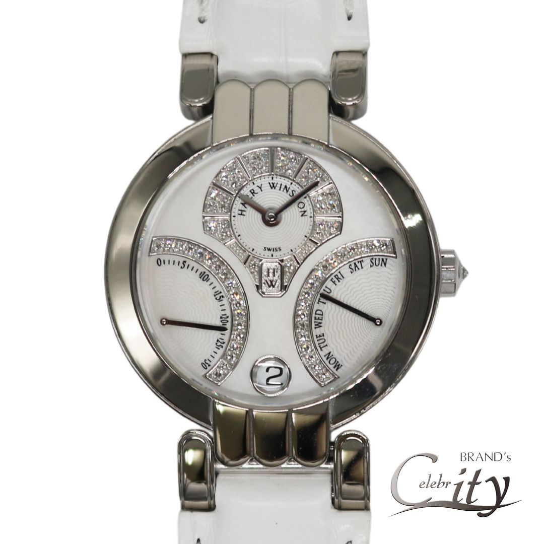 HARRY WINSTON【ハリーウィンストン】 プルミエール 200-UABI34W WG ホワイトシェル文字盤 レディース【USED】
