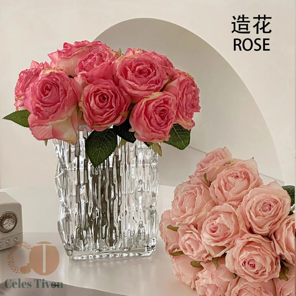 楽天市場】アーティフィシャルフラワー ローズブーケ（7束） 【薔薇