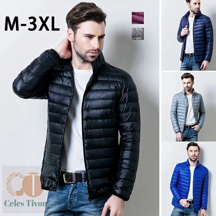 楽天市場】ダウンジャケット ブルゾン メンズ ダウン スタンドカラー