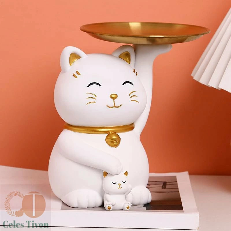 ★招き猫　置物　インテリア　猫落とし ct25725-30329_1.jpg