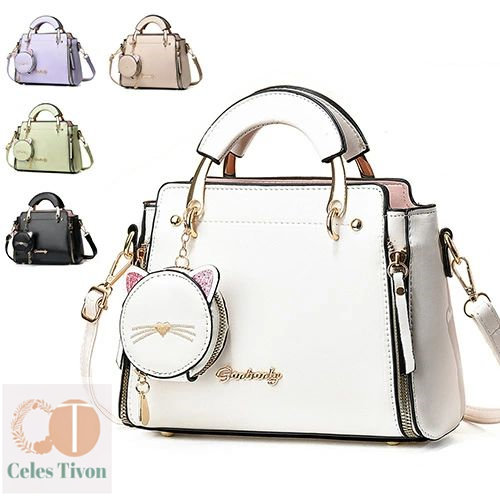 楽天市場】2way ショルダーバッグ レディース 猫 ハンドバッグ 手提げ