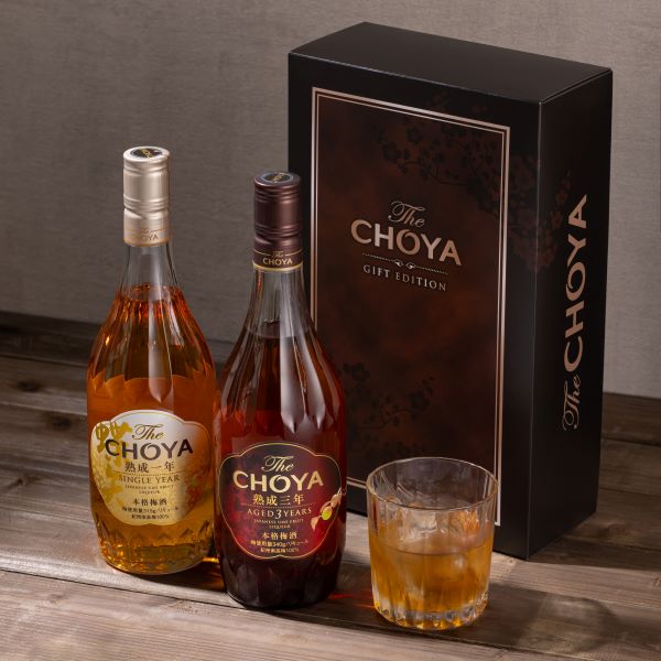 蝶矢梅酒　The CHOYA 熟成一年&熟成三年ギフトエディション二箱総数４本 チョーヤ梅酒 【ザ チョーヤ ギフトエディション】The CHOYA 熟成三年