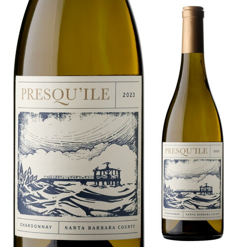 【10%OFF 12/7まで】白ワイン サンタ バーバラ カウンティ シャルドネ [2023] プレスキール 750ml 浜運A【送料無料】