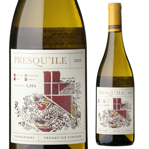 【10%OFF 12/7まで】白ワイン プレスキール ヴィンヤード シャルドネ [2023] プレスキール 750ml 浜運A【送料無料】