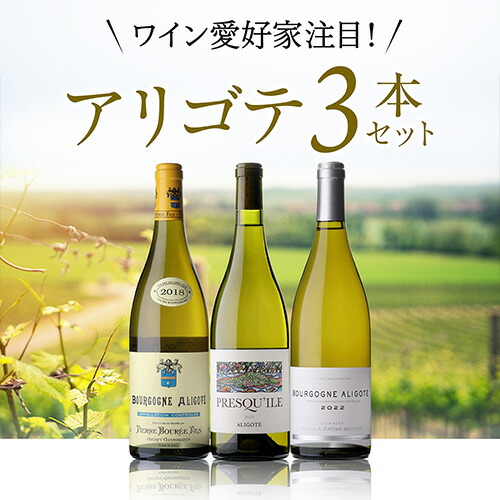 ワインセット アリゴテ 3本セット 6弾 750ml 3本入 浜運A【送料無料】 父の日 お中元