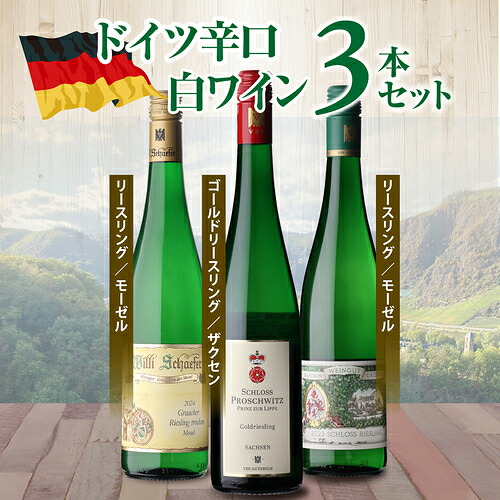 ワインセット ドイツ辛口白ワイン3本セット 10弾 750ml 3本入 浜運【送料無料】