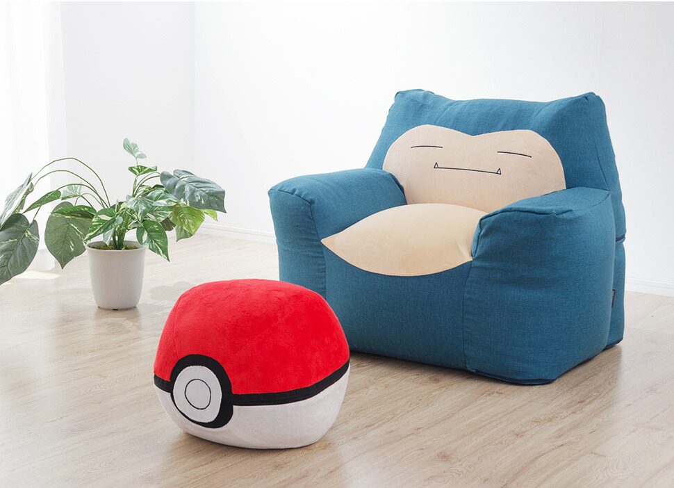 楽天市場 モンスターボールオットマン プレミアボール スーパーボール ポケットモンスター スツール ビーズクッション サイドテーブル スゴビーズ ヘタリにくい カビゴン Cellutane セルタン