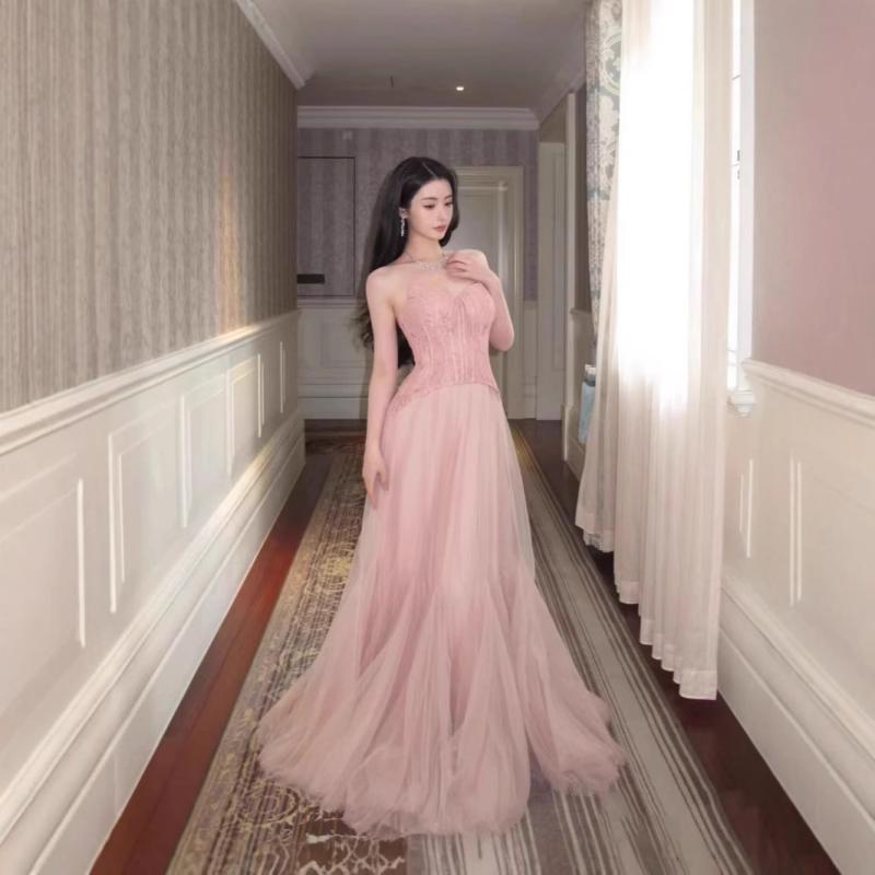 ドレス レディース ビスチェ イブニングドレス ウェディング 婚約 フォーマル ウェディングローブ ビーチ リゾート 高級感 軽やか 個性的 フェミニン マーメイドシルエット アイボリー
