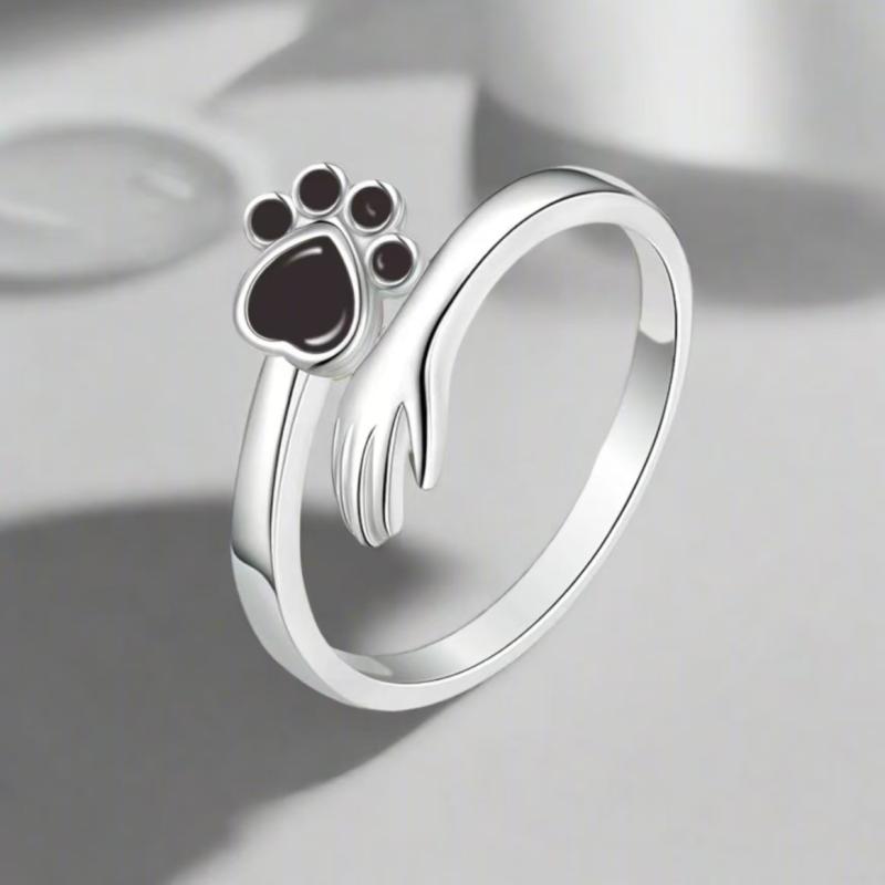 指輪 レディース かわいい 猫爪 デザイン 開口式 サイズ調整可能 ユニーク ファッション アクセサリー 日常使い クリエイティブ モチーフ シンプル ギフト向き