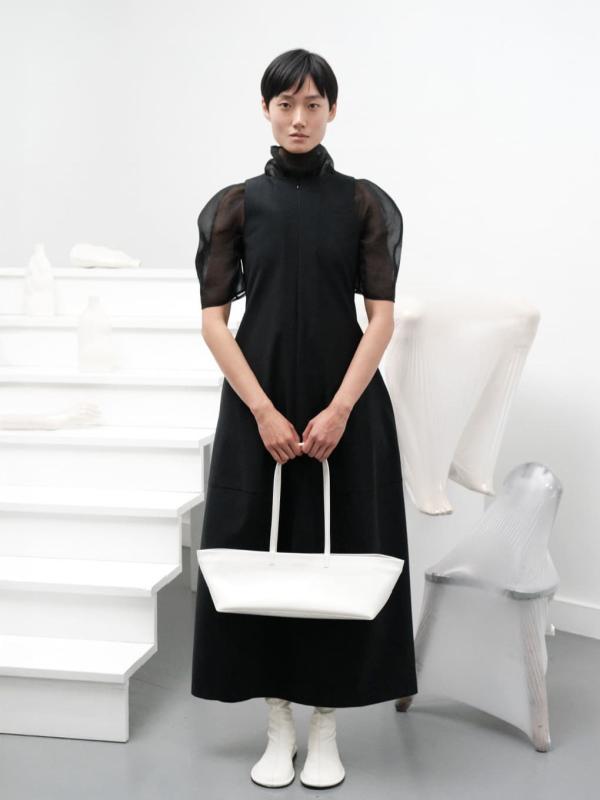 レディース ワンピース ノースリーブ Aライン ロング丈 マキシ丈 シンプル レイヤード 重ね着 上品 きれいめ 大人可愛い 無地 カジュアル 普段使い ブラック 春