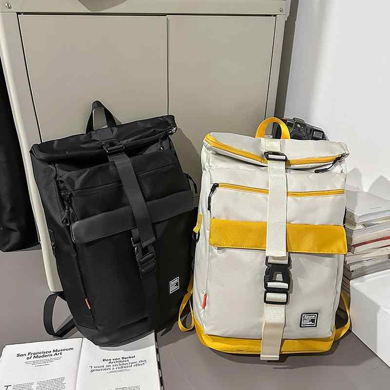 バックパック メンズ 大学生 中学生 シンプル 無地 大容量 通学 アウトドア 旅行 PC収納 リュック