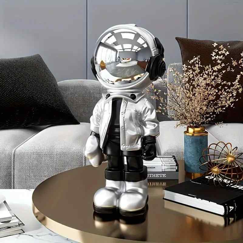 置物 大型 宇宙人像 樹脂 アート 高級感 工芸品 インテリア リビング 玄関 TVキャビネット 家居 飾り 置き物 モダン デザイン ディスプレイ