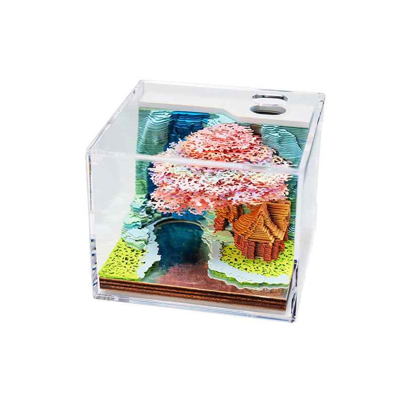 立体書簡箋 ユニ一発やる 花果山樹屋 3D主題 原?組み立てる 飾りつけ 小物 剥がせるおぼえ書き 助けになる貼り 学習机室内装飾 差し上げ物雑貨