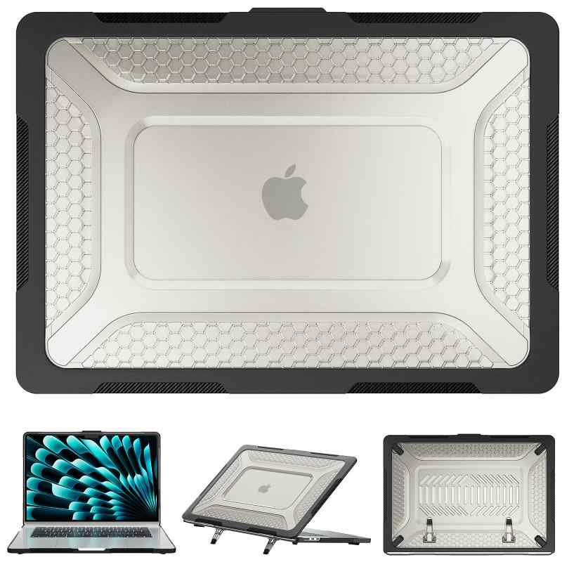 MacBook Air 15インチ A2941 対応 保護ケース ノートパソコン カバー 耐衝撃 軽量 薄型 スタイリッシュ デザイン ハンドル 付き キーボード 保護 スリーブ バッグ インナー ケース