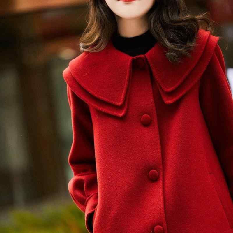 レディース コート 秋冬 ドールカラー カシミア 両面 中長丈 軽量 高級感 かわいい 暖か 防寒 着回し 日常使い 洗練 スタイリッシュ 柔らか 肌触り 優しい シルエット 女性らしい エレガント モード