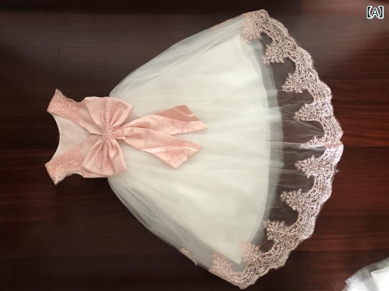 姫御前御召しもの キッズ 白 スピード競技 ロング丈 ギア フラワガール 華燭の典 ちびっ子 礼服 寄り合い 御召しもの 華燭の典 お嬢さん ガールズ 花嫁御寮 失しゃあがる 愛くるしい ひな形