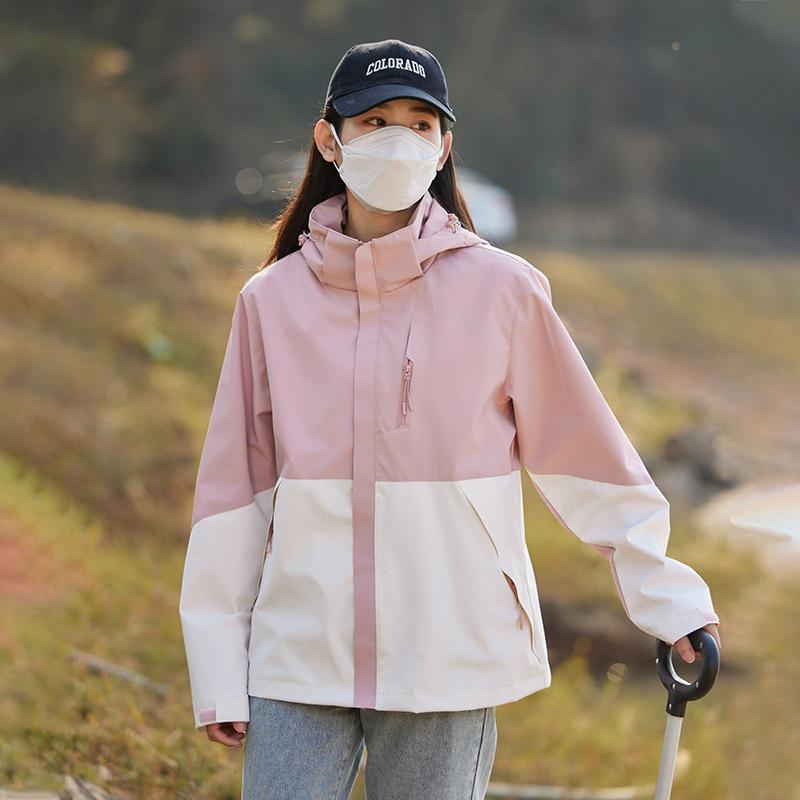 フリースジャケット 防風防水 アウトドア 男女兼用 ユニセックス フード付き 軽量 薄手 ファッション 通勤 通学 クラス服 学校ユニフォーム 学生向け 秋冬 快適 暖か