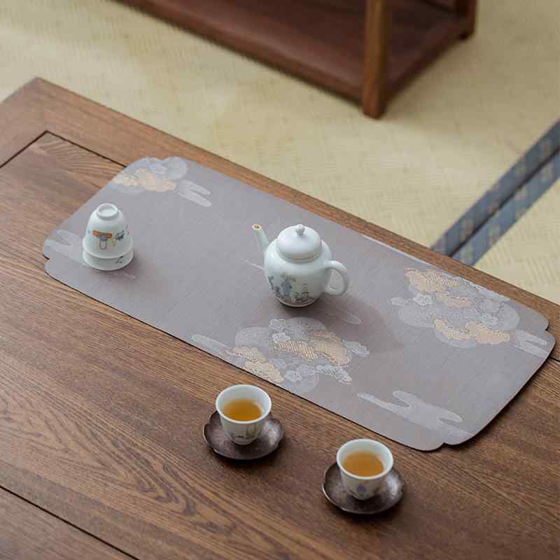 テーブルマット 織錦 伝統文様 オリジナルデザイン 多色展開 ティータイム インテリア雑貨 ダイニングテーブル ランナー 手工芸 東洋柄 食卓用品 ティーセット アクセサリー ホームデコ