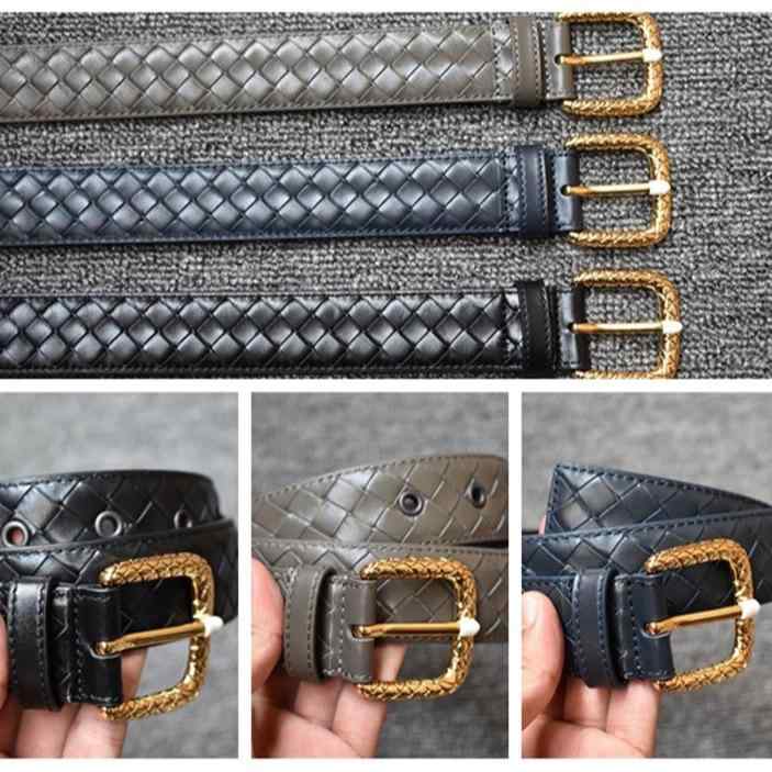 ベルト メンズ レディース 牛革 編み込み 本革 手編み 腰帯 カジュアル 針金具 ユニセックス 上質素材 日常使い スタイリッシュ アクセサリー ファッションアイテム 革製品 ベルトアクセ