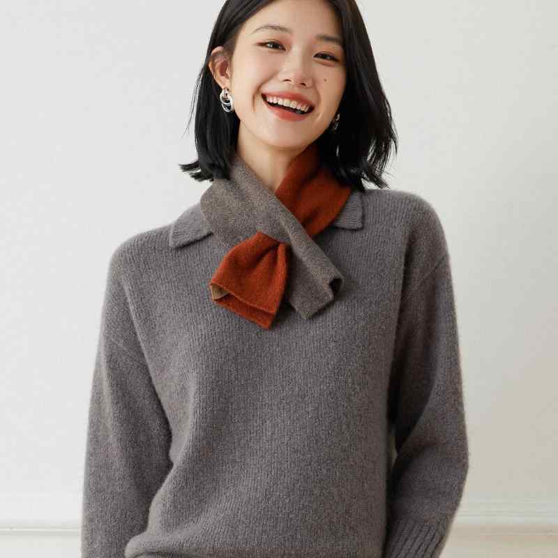 えり巻き 男女兼用 カシミール 100% 色彩設計 二重層 通気孔 ネックウォーマー 軽さ 情の籠もった 冬用 秋冬 通い 通学 お座敷着