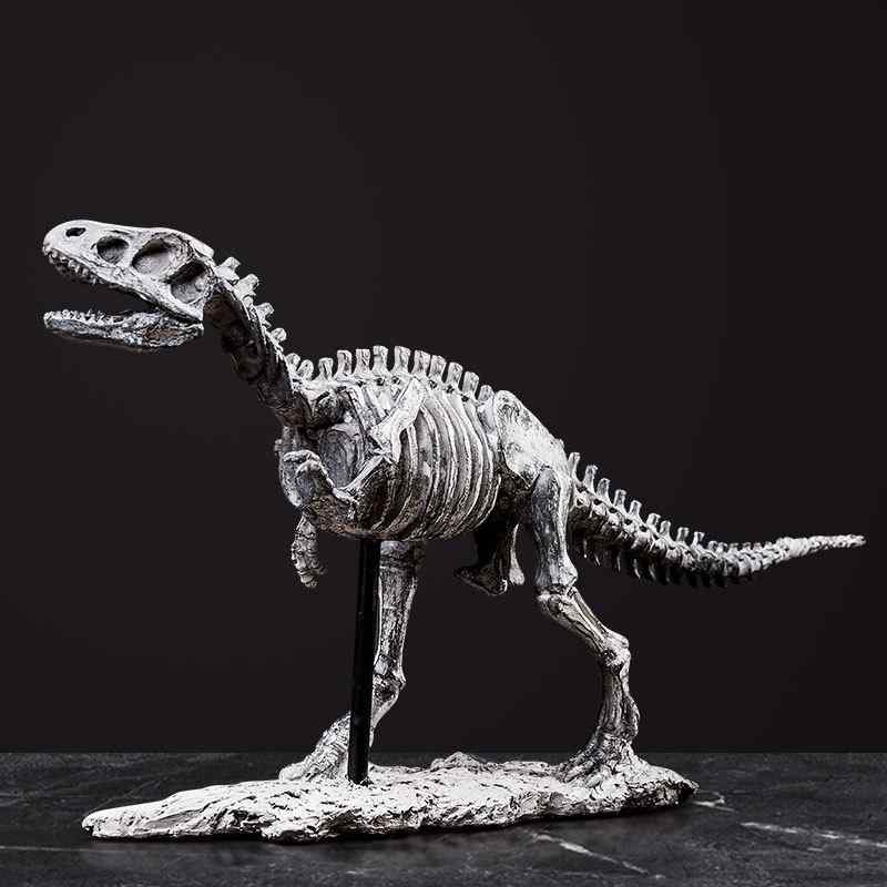 恐竜模型 キッズ レトロ 化石 ティラノサウルス クリエイティブ ホームデコ 子供部屋 オフィス インテリア 置物 動物フィギュア 復古スタイル 教育玩具 デスクトップ飾り