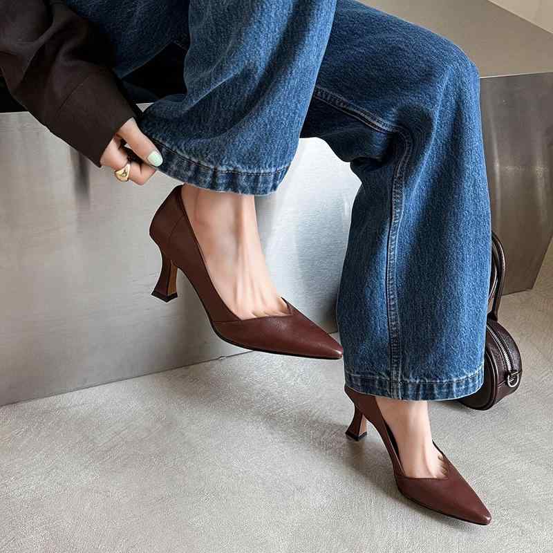 レディース パンプス 尖頭 ハイヒール 通い シューズ 商行為 生業 OL 用 窈窕たる 人となり 窈窕たる 図案化 百搭 全能 座標 分かりやすい 着脱 たわい無い 外履き 表現スタイル レディース靴-パンプス
