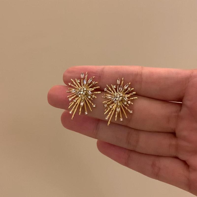 ピアス レディース 火工品 ひな形 流星物質雨 画題 925 純銀 酸化ジルコニウム スタッド 耳飾り 一風変わった 精神状態 小・異 感