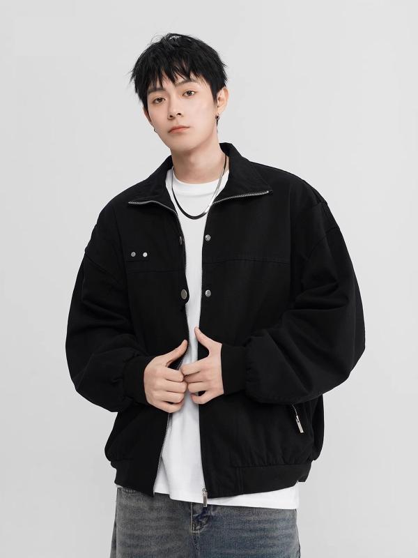 ジャケット メンズ ビンテージ 野球 アメリカン デトロイト ラペル ワーク ハイストリート 春夏 ワイルド クール スタイル ファッション カジュアル アウター
