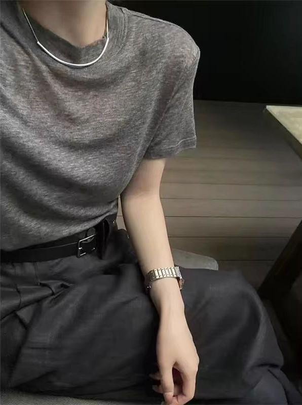 Tシャツ レディース 春夏 クール 短袖 丸首 スリム シンプル 単色 韓国風 ファッション カジュアル ベーシック 軽量 吸湿速乾 ソフト 快適 エコ ナチュラル テンセル素材