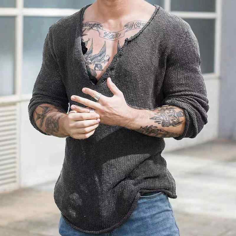メンズ ニットトップス Vネック 薄手 プルオーバー 春秋 欧米風 ウール混 レイヤード 長袖 カジュアル 暖か 着回し デイリーウェア