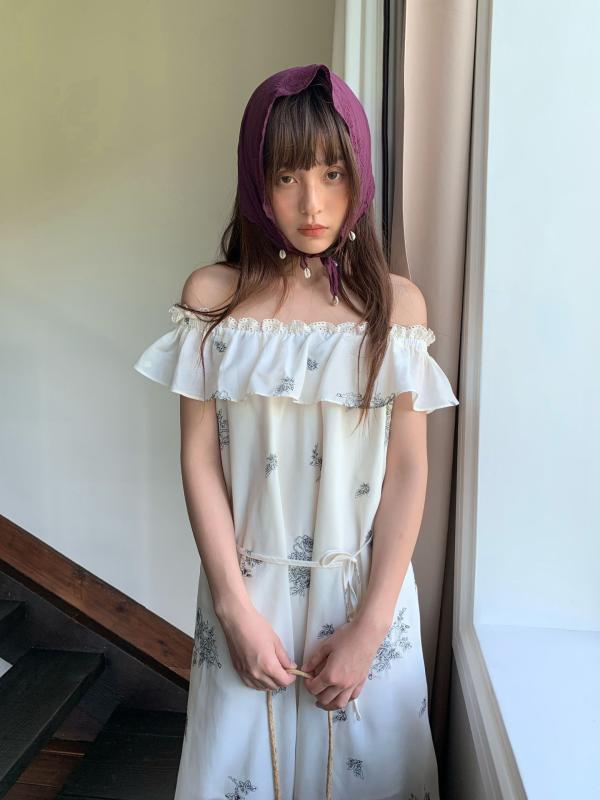 ワンピース レディース 春夏 フレンチスタイル セクシー フェミニン オフショルダー バックレス 美しい ティータイム エレガント ゴージャス 高級感 デザイン