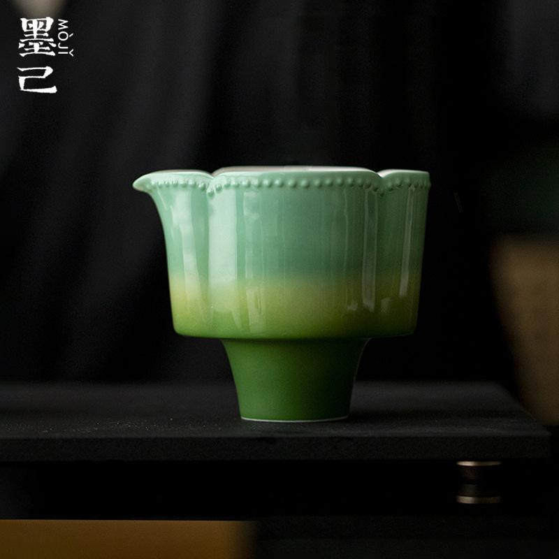 茶器 茶海 湯冷まし 陶器 和風 ハンドメイド 手作り ピッチャー 持ちやすい セラミック 文人風 茶道具 食器 キッチン用品 おしゃれ 上品 高見え 和食器 贈り物 ギフト