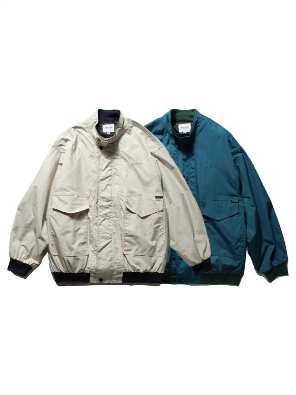 ジャケット ブルゾン 立ち襟 スタンドカラー レトロ ヴィンテージ風 シンプル カジュアル 春 アウター ライトアウター 普段使い きれいめ 上品 クラシック