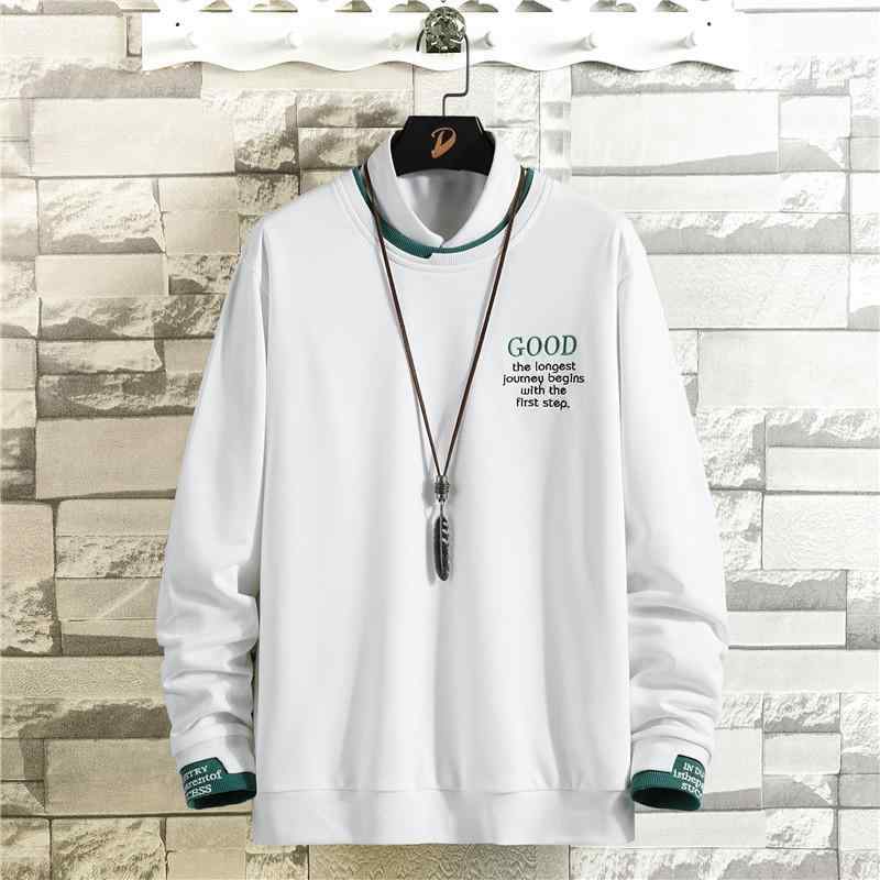 メンズ Tシャツ 長袖 ロンT カットソー スウェット トレーナー クルーネック 丸首 ゆったり オーバーサイズ 無地 インナー 重ね着 シンプル カジュアル ベーシック 楽ちん 普段使い 部屋着 ワンマイルウェア 春秋
