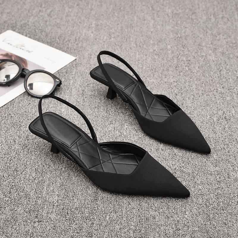レディース パンプス ポインテッドトゥ サンダル アンクルストラップ ハイヒール 痛くない 歩きやすい 疲れにくい 美脚 脚長効果 上品 きれいめ 華奢見え カジュアル オフィス 通勤 結婚式 二次会 披露宴 夏