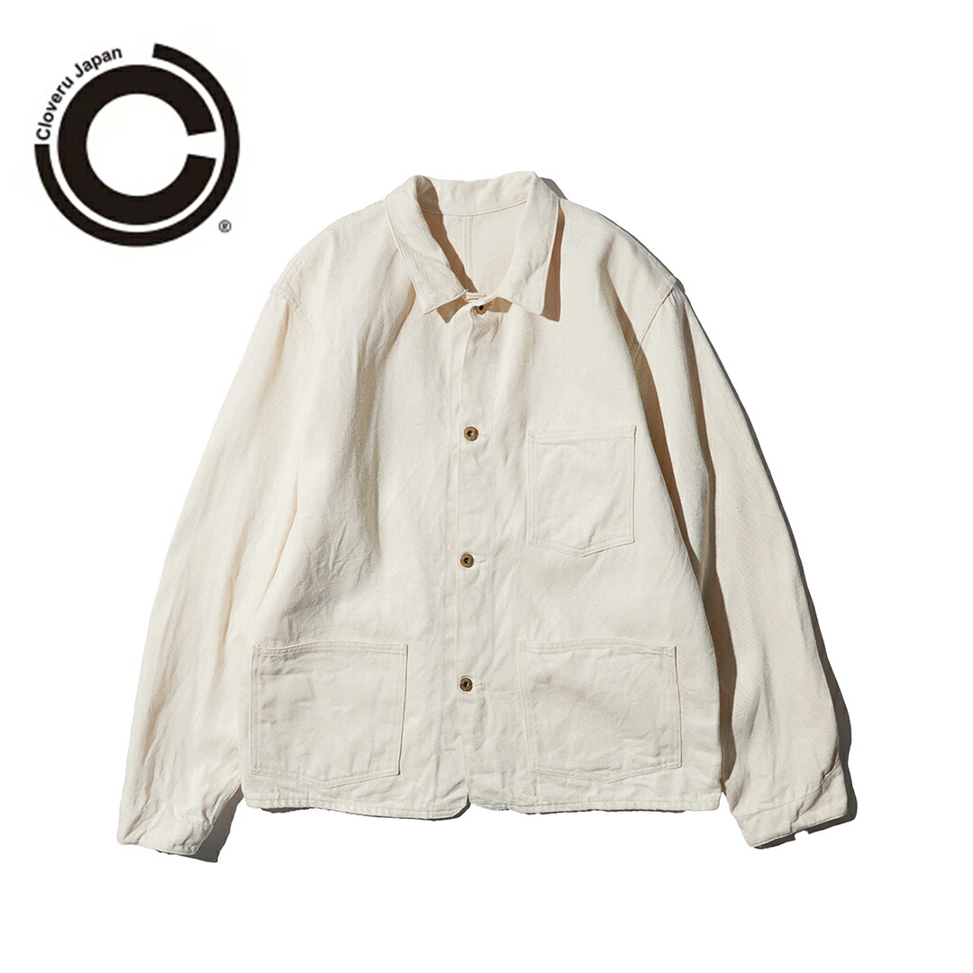 【Cloveru / クローバル】40s COVERALL SPECIAL with PENNEY’S FOREMOST (CLSS-2616) 共同研究 押しかぶせる櫂 上衣 ジーンズ メンズ アウター 40S 亜米利加製  デッド買い溜める 白いことジーンズ 細工物