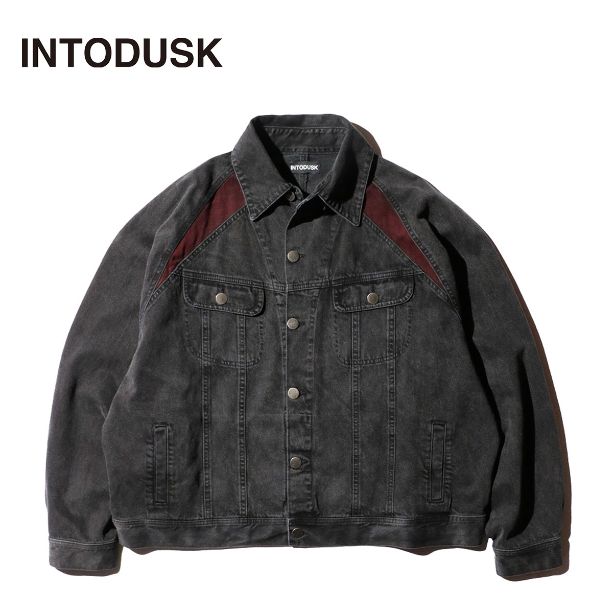ジャケット・アウター INTO DUSK INTODUSK / KROW DENIM JACKET je24f01000_top.jpg