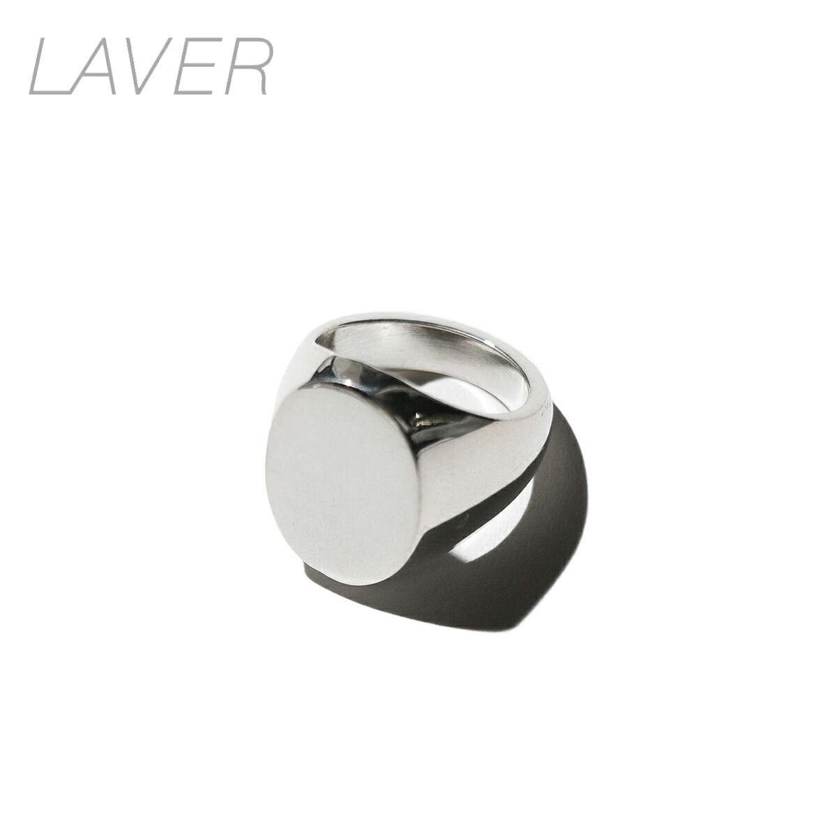 【LAVER / 思われ人】 OVAL SIGNET RING (NO.38) オーバル シグネットリング 925しろがね色 メキシカンジュエリー メキシコ合衆国製